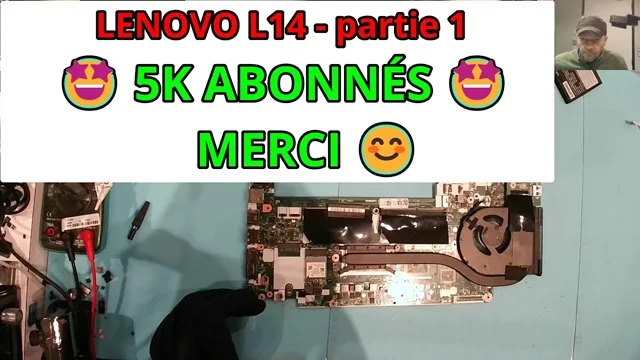 Réparation Lenovo L14 Gen 2 - i7-1165G7