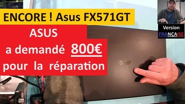 Réparation carte mère Asus FX571GT